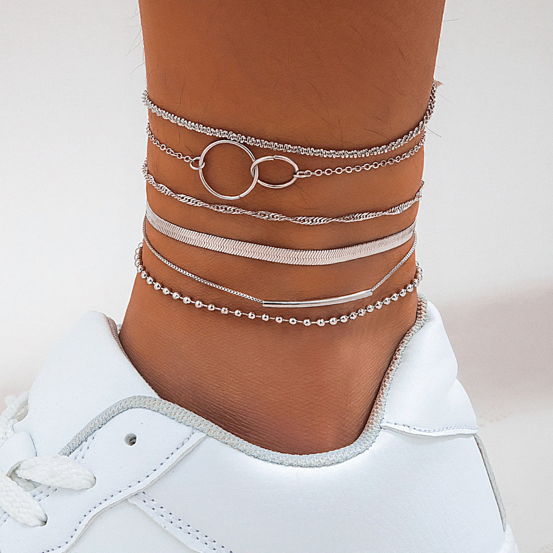 Sweet Cool Leisure Rhinestone Beach Anklet Foot Ornaments - electronic accessories