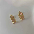 Sweet Opal Earclip Earrings - Pink - electronic accessories