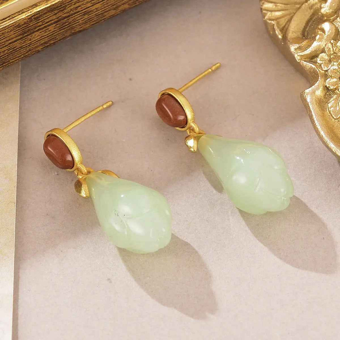 Tassel Earrings Flower Earrings - Norellé