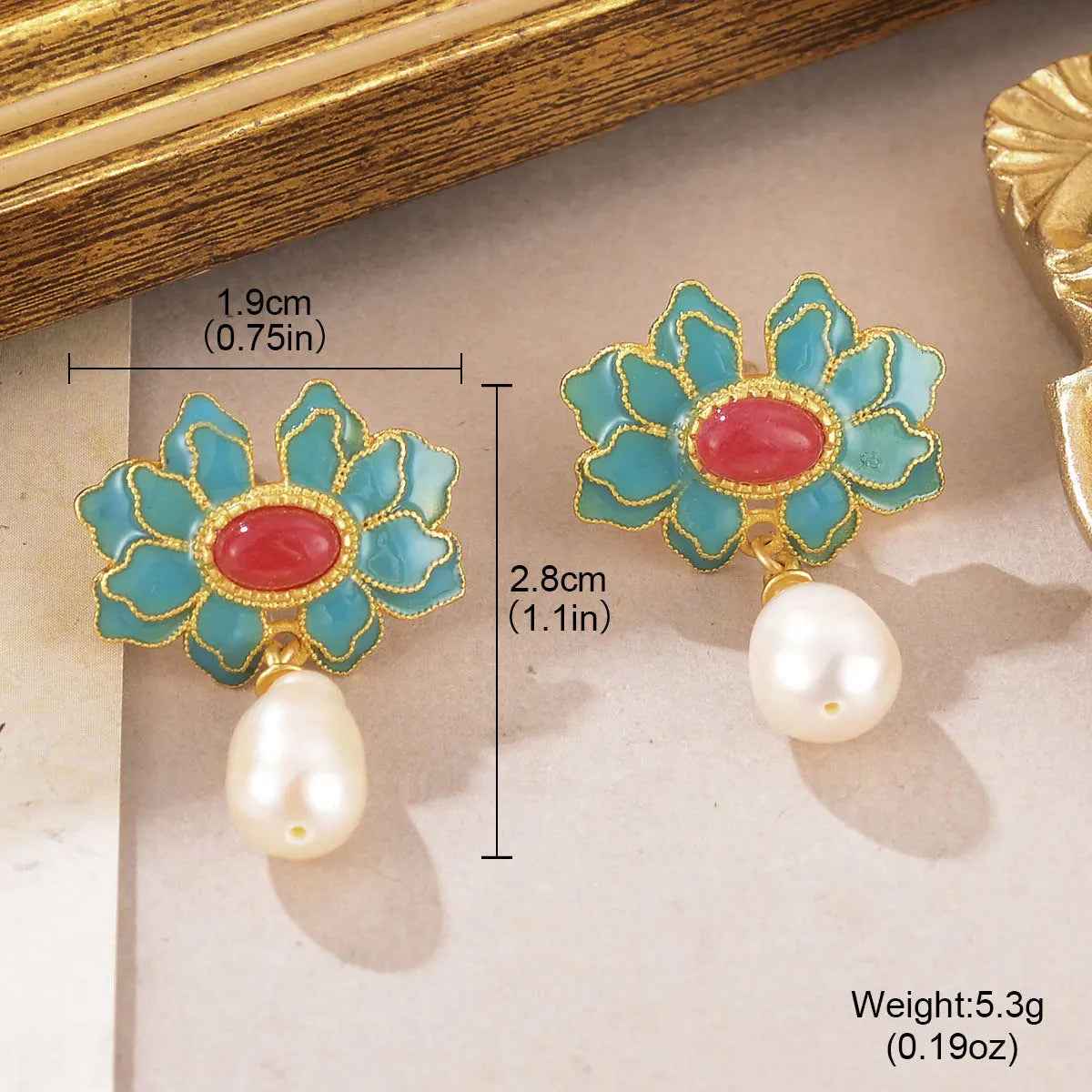 Tassel Earrings Flower Earrings - Norellé