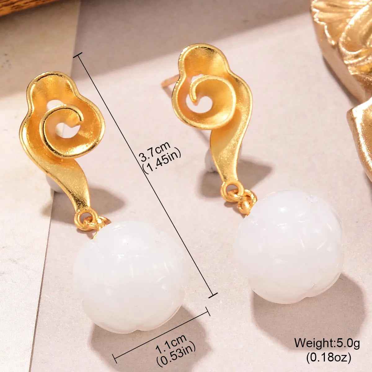 Tassel Earrings Flower Earrings - Norellé