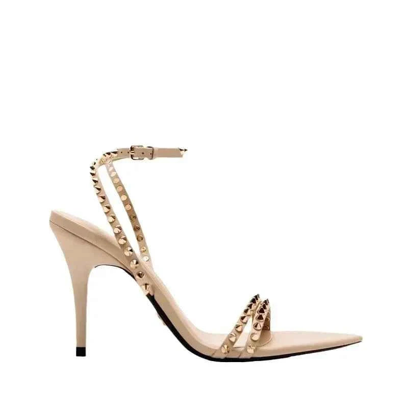 Thin Heeled Sandals Women
