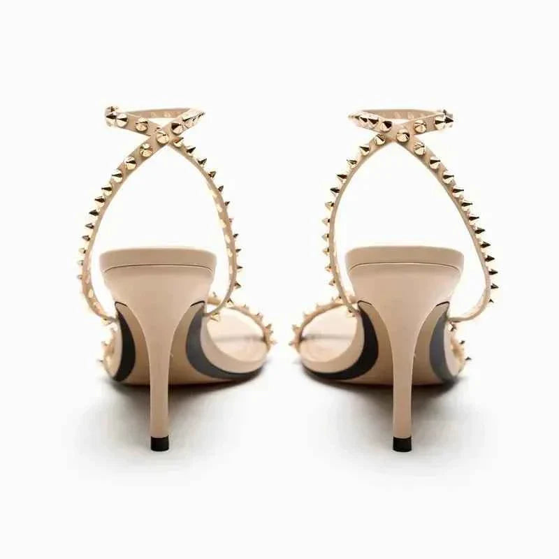 Thin Heeled Sandals Women