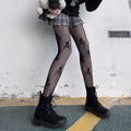 Thin Pantyhose Dark Hollowed Out Fishnet Stockings Women - Skull / Height 150-175cm
