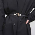 Thin Retro Gold Buckle Adjustable Women Belt