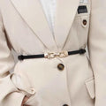 Thin Retro Gold Buckle Adjustable Women Belt
