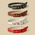 Thin Waistband Pin Buckle Adjustable Belt