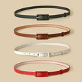 Thin Waistband Pin Buckle Adjustable Belt