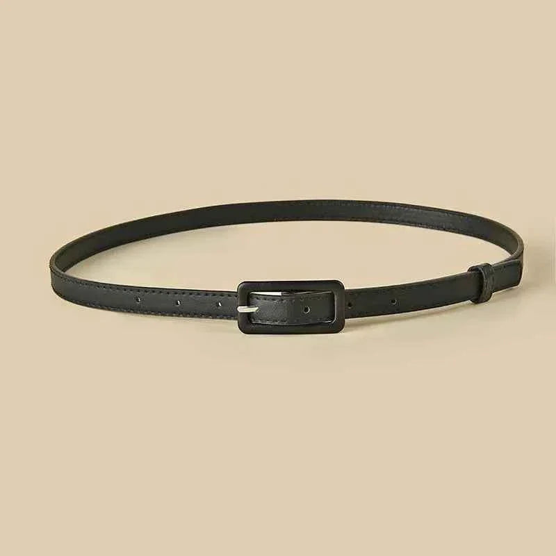 Thin Waistband Pin Buckle Adjustable Belt