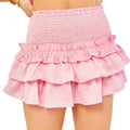 Tiered Ruffled Short Skirt