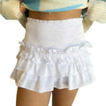 Tiered Ruffled Short Skirt