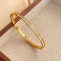 Titanium Steel Bracelet Women’s Non-fading Fashion - Sz053 Gold - electronic accessories