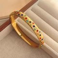 Titanium Steel Bracelet Women’s Non-fading Fashion - Sz064 Gold - electronic accessories