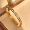 Titanium Steel Bracelet Women’s Non-fading Fashion - Sz073 Gold - electronic accessories