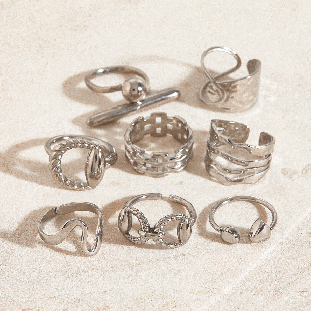 Titanium Steel No Fading Rings - electronic accessories