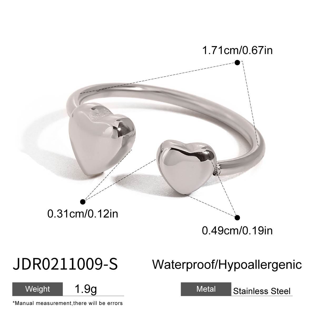 Titanium Steel No Fading Rings - JDR0211009S - electronic accessories