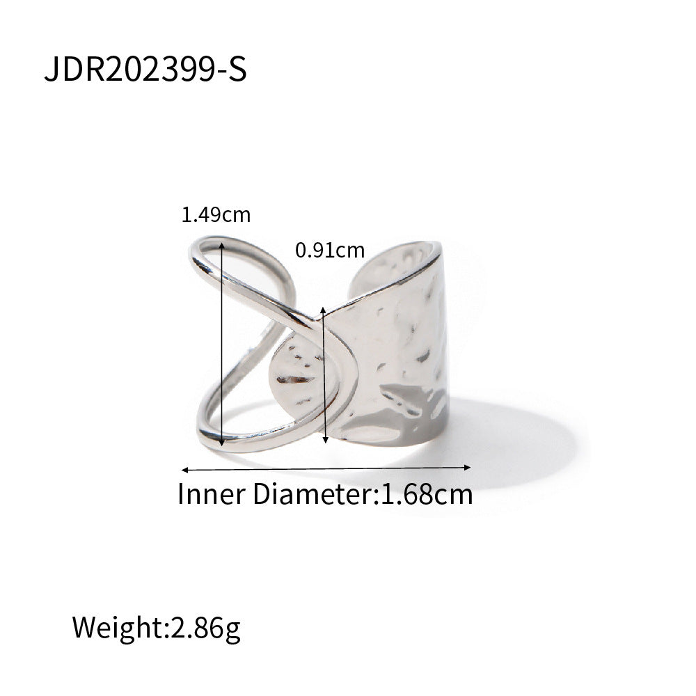 Titanium Steel No Fading Rings - JDR202399S - electronic accessories