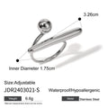 Titanium Steel No Fading Rings - JDR2403021S - electronic accessories