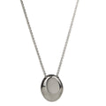 Titanium Steel Oval Pendant Necklace For Women Light Luxury Minority - electronic accessories