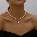 Trend Elegant Jewelry Wedding Big Pearl Necklace For Womenim - electronic accessories