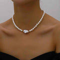 Trend Elegant Jewelry Wedding Big Pearl Necklace For Womenim - N03822 - electronic accessories