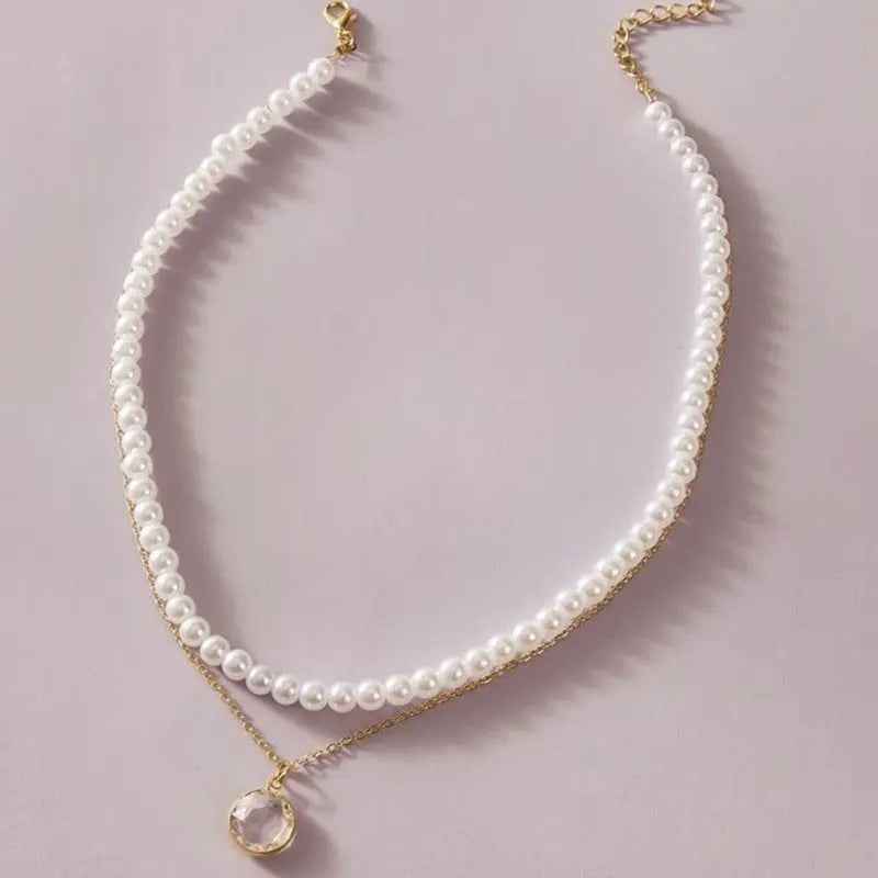 Trend Elegant Jewelry Wedding Big Pearl Necklace For Womenim - Style 2 - electronic accessories