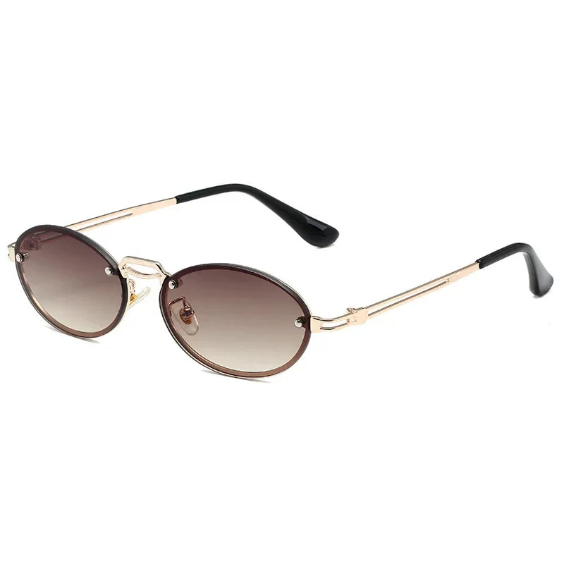 Trend Oval Sunglasses Women - C6