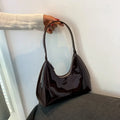 Trendy Solid Shoulder Bags for Women - Coffee