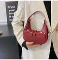 Trendy Solid Shoulder Bags for Women - Red