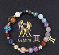 Twelve Constellation Bracelet Natural Stone Cut Color - Gemini - electronic accessories