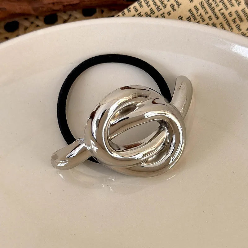 Twisted Hair Ring Elastic Rope Set - 2