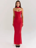 Two Pieces Sets For Women Strapless Off-shoulder Sleeveless Tops And Elegant High Waist Long Skirt