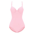 Underwire White Bodysuit Women - pink / M