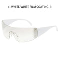 Unique Irregular Hip Hop Sunglasses For Women - 3-White-White / As Picture
