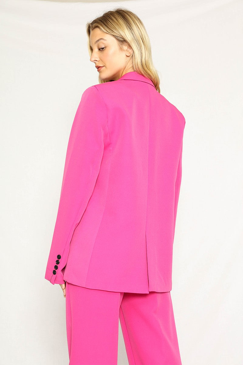 V Neck Blazer Jacket - Women’s Fashion - Clothing - Suits & Sets - Blazers