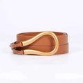Versatile Horseshoe Buckle Decoration Belt