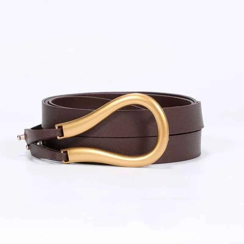 Versatile Horseshoe Buckle Decoration Belt