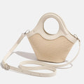 Versatile Straw Woven Handbags Handmade Tote Summer Beach Shoulder Bag
