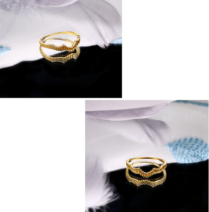 Versatility Personality Irregular Plain Ring - electronic accessories