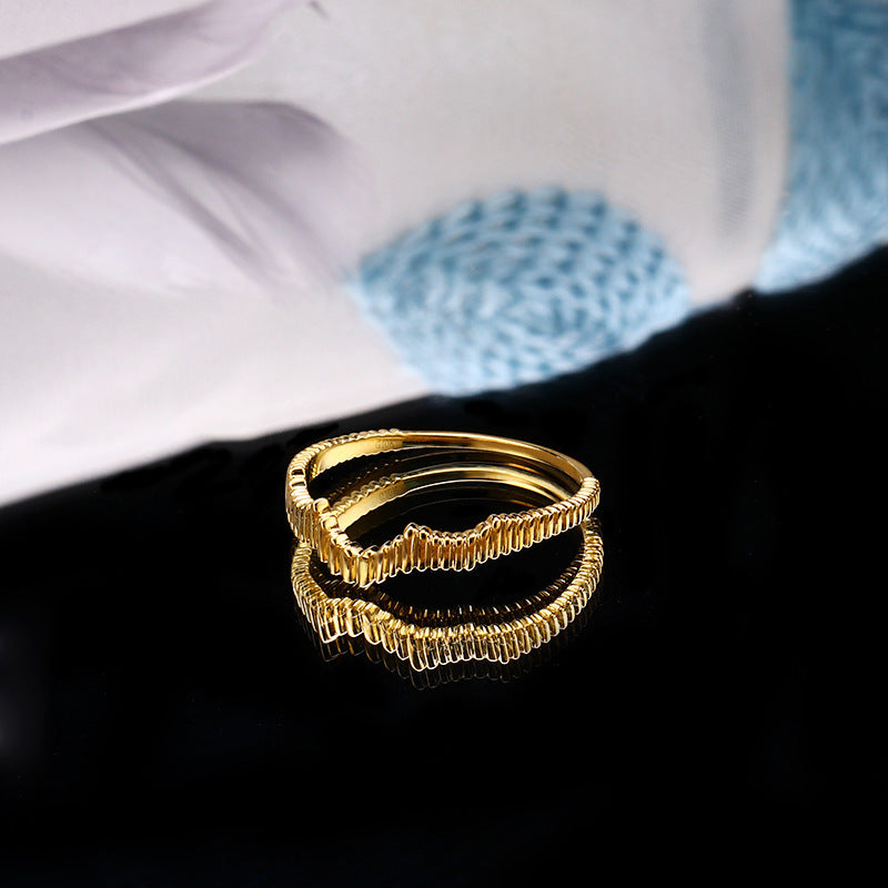 Versatility Personality Irregular Plain Ring - electronic accessories