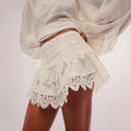Vintage Cake Skirts Shorts for Women - White / XL
