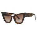 Vintage Cat Eye Sunglasses for Women - Leopard-Brown / As the picture
