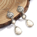 Vintage Earrings - White - electronic accessories