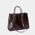 Vintage Genuine Leather Large Shoulder Tote Bag