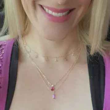 Vintage Grandmother Blue Green Pearl Multilayer Simplicity Necklace - electronic accessories