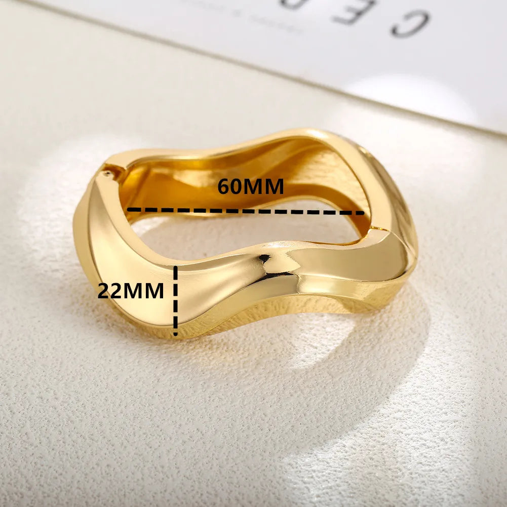 Vintage Irregular Resin Acrylic Chunky Bangles - A3