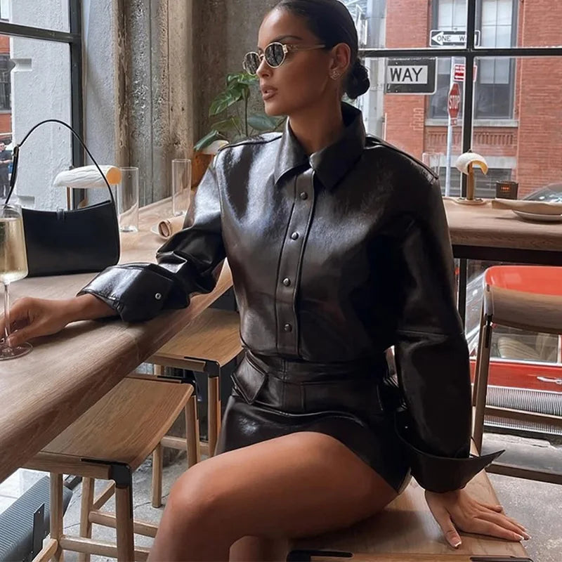 Vintage Women Leather Sets