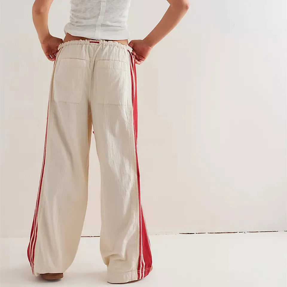 Vintage Women Side Striped Track Pants - A / S