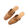 Vintage Woven 1 Slip-on Toe Half Slippers Women’s
