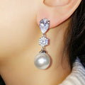 Water Drop Zircon Earrings - electronic accessories